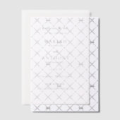 Invitations En Vélin Mariah minimal mariage élégant Enregistrer la date (Décalage (Invitation))
