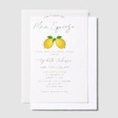 Invitations En Vélin Mariée au citron Main Squeeze (Compenser)