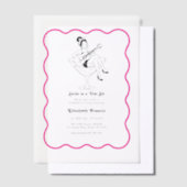 Invitations En Vélin Mariée dans une soirée de Bachelorette Party 'Tini (Compenser)