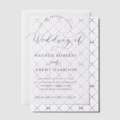 Invitations En Vélin Modern Script Casual Wedding (Décalage (Invitation))