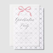 Invitations En Vélin Moderne Elégant tendance Stylish Bow (Décalage (Invitation))