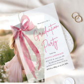 Invitations En Vélin Moderne Elégant tendance Stylish Bow