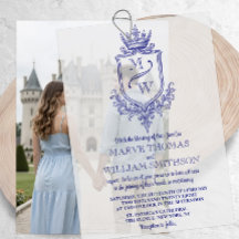 Monogramme de la crête royale médiévale pour super