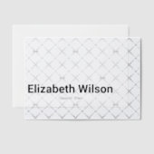 Invitations En Vélin Nom et classe du diplômé de 2025 (Décalage (Invitation))