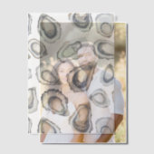 Invitations En Vélin Oysters superposition Ocean Beach Mariage nautique (Décalage (Couple))