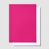 Invitations En Vélin Papiers en velours fuchsia rose chaud (Compenser)