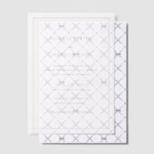 Invitations En Vélin Patricia Classic Mariage élégant (Décalage (Invitation))