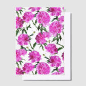 Invitations En Vélin Peony. (Compenser)