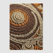 Invitations En Vélin Perles Boho (Recto)