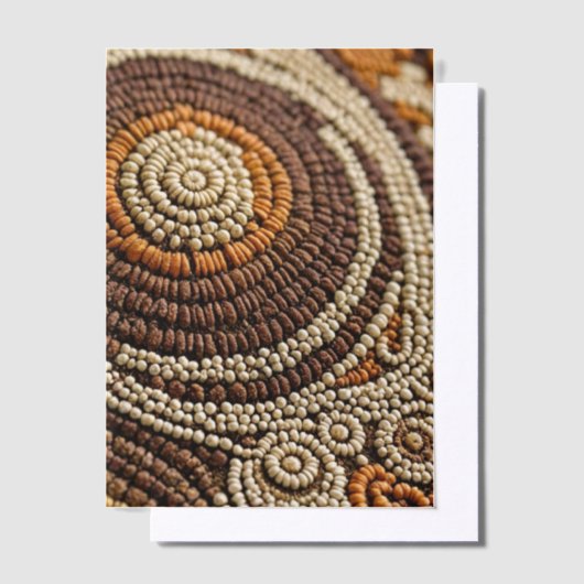 Invitations En Vélin Perles Boho (Compenser)