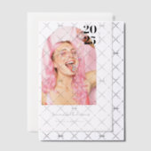 Invitations En Vélin Photo minimale moderne de l'archétype diplômé (Décalage (Invitation))