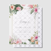 Invitations En Vélin Pink Gold Tropical Beach Destination Wedding (Décalage (Invitation))