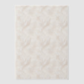 Invitations En Vélin Plumes d'ivoire et de blanc Revêtement de vellum (Recto)