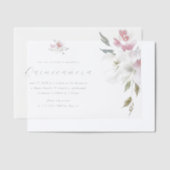 Invitations En Vélin Plutôt rose Floral 15 Ans Quinceañera (Compenser)