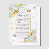 Invitations En Vélin Quelle révélation de sexe pour les fleurs blanches (Compenser)