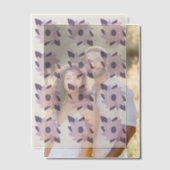 Invitations En Vélin Recouvrement du volume (Décalage (Couple))