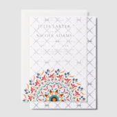 Invitations En Vélin Regal Majestic Festival Elegance Mandala Mariage (Décalage (Invitation))