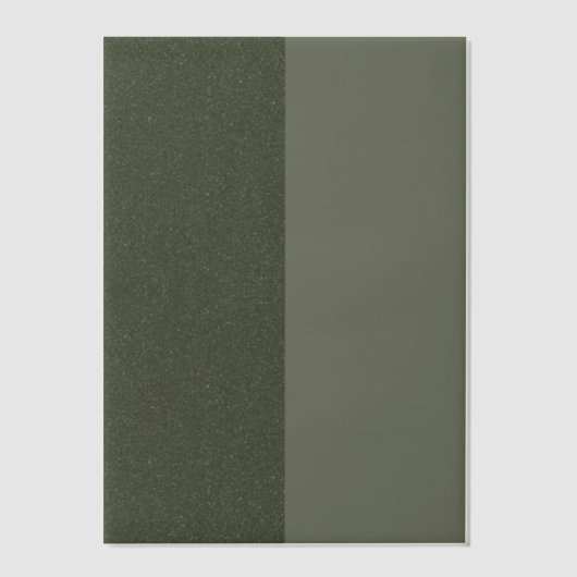 Invitations En Vélin Revêtement vert mousse à deux tons - personnalisab (Recto)