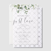 Invitations En Vélin Rien de fantaisie Juste Amour Mariage (Décalage (Invitation))