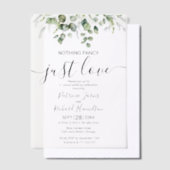 Invitations En Vélin Rien de fantaisie Juste Amour Mariage (Compenser)
