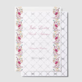 Invitations En Vélin Romantique classique Pearl Swan Mariage de cadre f (Décalage (Invitation))