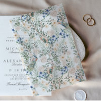 Romantique Fleurs blanches paon verdure belle