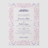 Rose Classique Violet Bleu Bijou Or Mariage Musulm