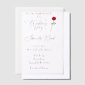 Invitations En Vélin Rose Vellum (Compenser)