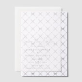 Invitations En Vélin Script rustique Mariage moderne Enregistrer la dat (Décalage (Invitation))