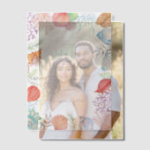 Invitations En Vélin Simple Beach Blue Ocean Seashell Mariage (Décalage (Couple))