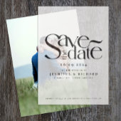 Invitations En Vélin Simple Classique Noir Enregistrer La Date Mariage 