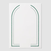 Invitations En Vélin Split Green  SVG Frame (Recto)