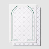 Invitations En Vélin Split Green  SVG Frame (Décalage (Invitation))
