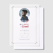 Invitations En Vélin Stars, Stripes & Fun All-American Boy Anniversaire (Compenser)