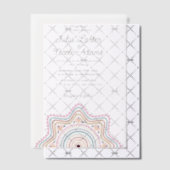 Invitations En Vélin Style Art déco classique Mandala Mariage (Décalage (Invitation))