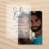 Invitations En Vélin Sur la plage Vellum Overlay Mariage