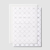 Invitations En Vélin Typographie simple or Mariage officiel (Décalage (Invitation))