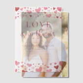 Invitations En Vélin Valentine Hearts Love est dans la Fête des mariées (Décalage (Couple))