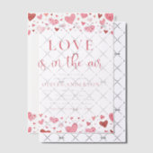 Invitations En Vélin Valentine Hearts Love est dans la Fête des mariées (Décalage (Invitation))
