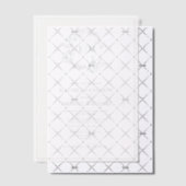 Invitations En Vélin Vellum Sage Vert poitrine Mariage Monogramme (Décalage (Invitation))