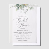 Invitations En Vélin Verdure, Eucalyptus Feuilles, Boho, Fête des marié (Compenser)