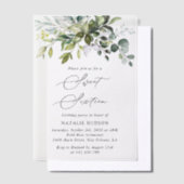 Invitations En Vélin Verdure, Eucalyptus Feuilles, Boho, Sweet 16 (Compenser)
