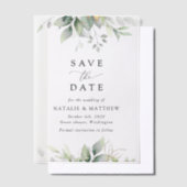 Invitations En Vélin Verdure, Feuilles d'Eucalyptus, Mariage botanique (Compenser)