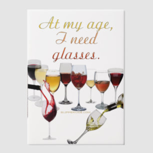 Invitations En Vélin Verres à vin SlipperyJoe's jeu de mots coquin roug