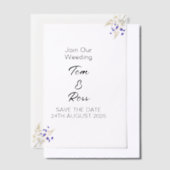 Invitations En Vélin Vestes Vellum pré-pliées, taille personnalisée pou (Compenser)