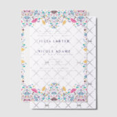 Invitations En Vélin Vibrant mexicaine Fiesta Rainbow Photo Mariage (Décalage (Invitation))