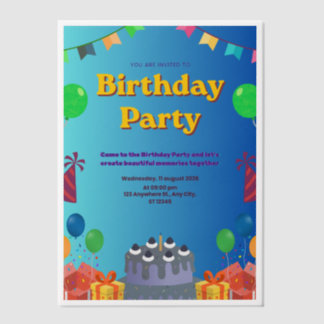 Invitations En Vélin 🎉 Vous êtes invités ! Rejoignez-nous pour un anni