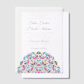 Invitations En Vélin Whimsical Luxury ivoire Floral Style Mariage front (Compenser)