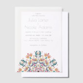 Invitations En Vélin Whispers Lake Swan Lotus Fleurs Mandala Mariage (Compenser)