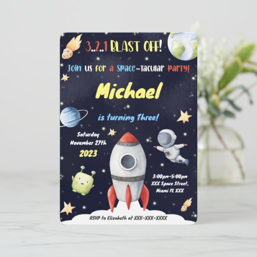 Invitations espace (Debout devant)